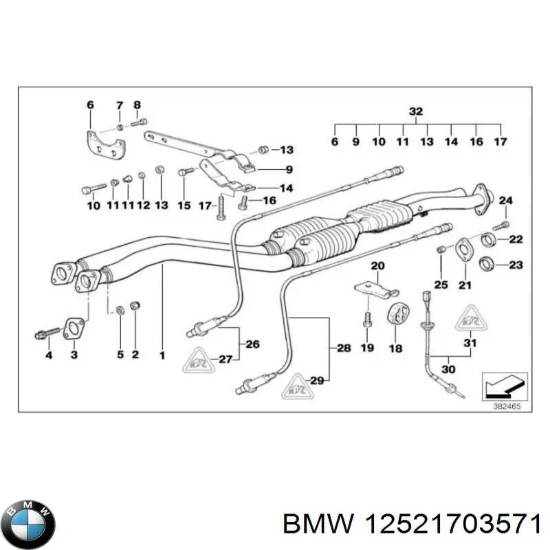 Купити 12521703571 BMW 