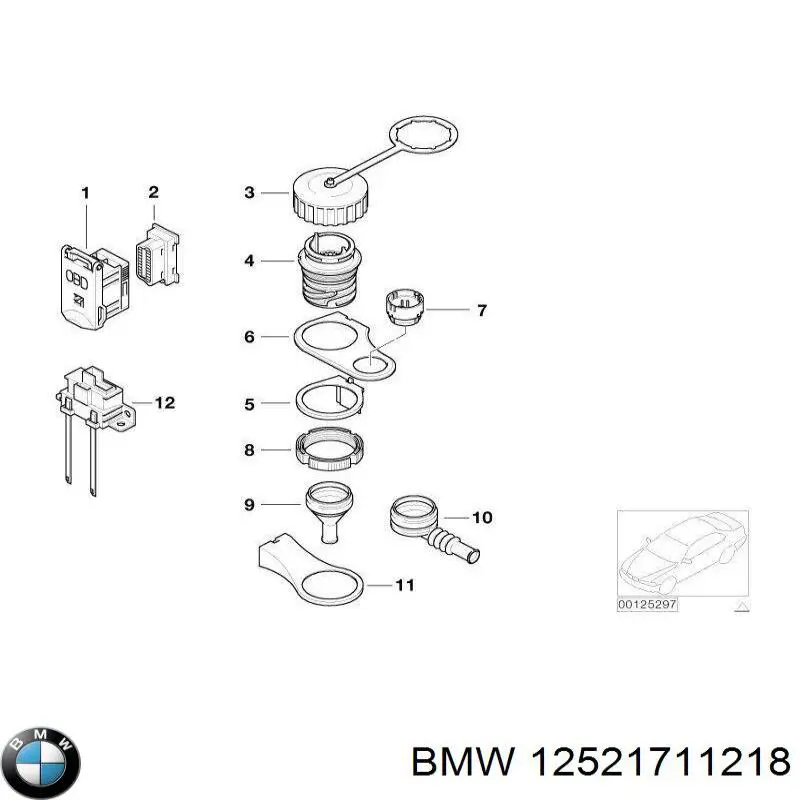  BMW 12521711218 ціна, від 4.42 USD
