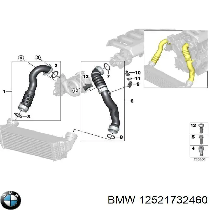  BMW 12521732460 ціна, від 5.02 USD
