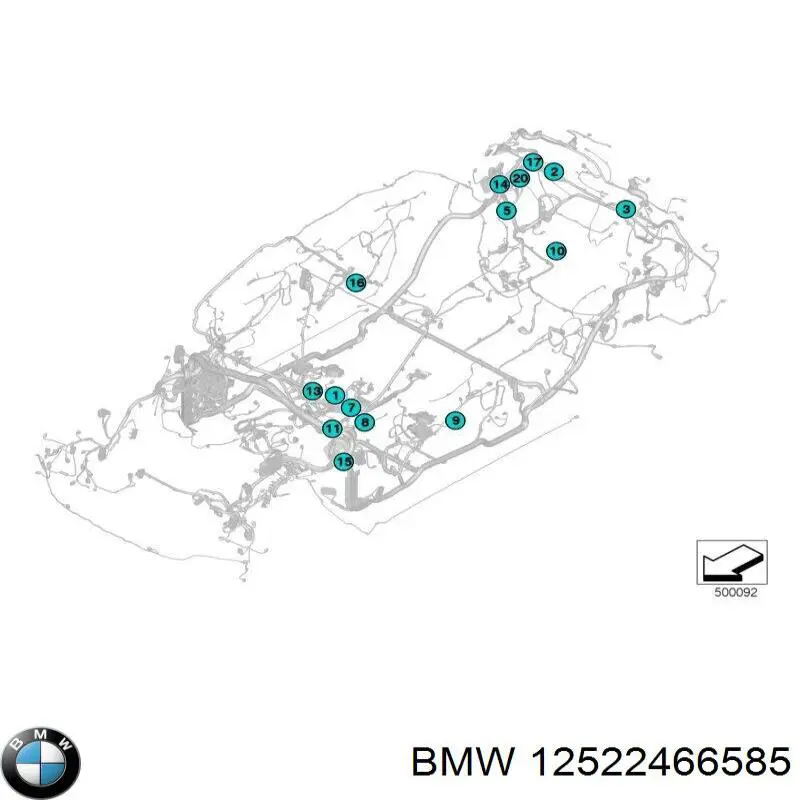 Купити 12520007171 BMW 