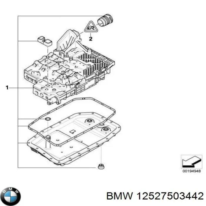 12527503442 BMW роз'єм акпп