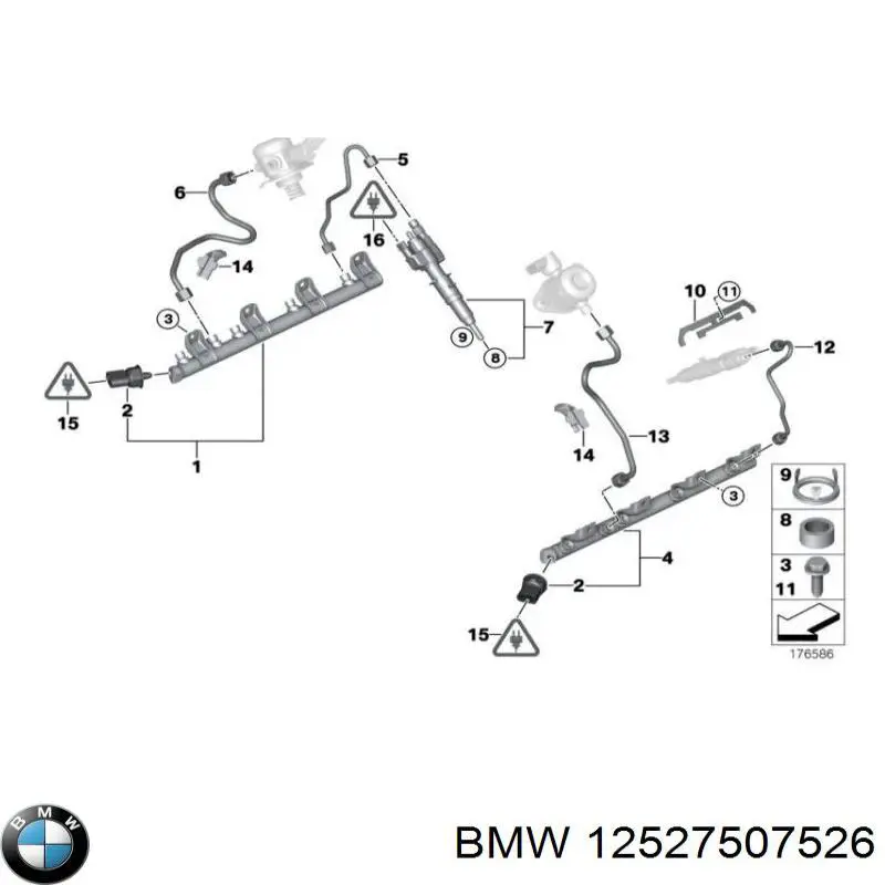 Купити 12527507526 BMW 