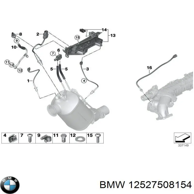 Купити 12527508154 BMW 
