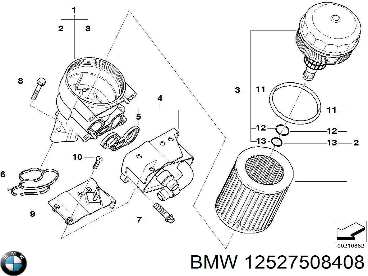  BMW 12527508408 ціна, від 20.22 USD