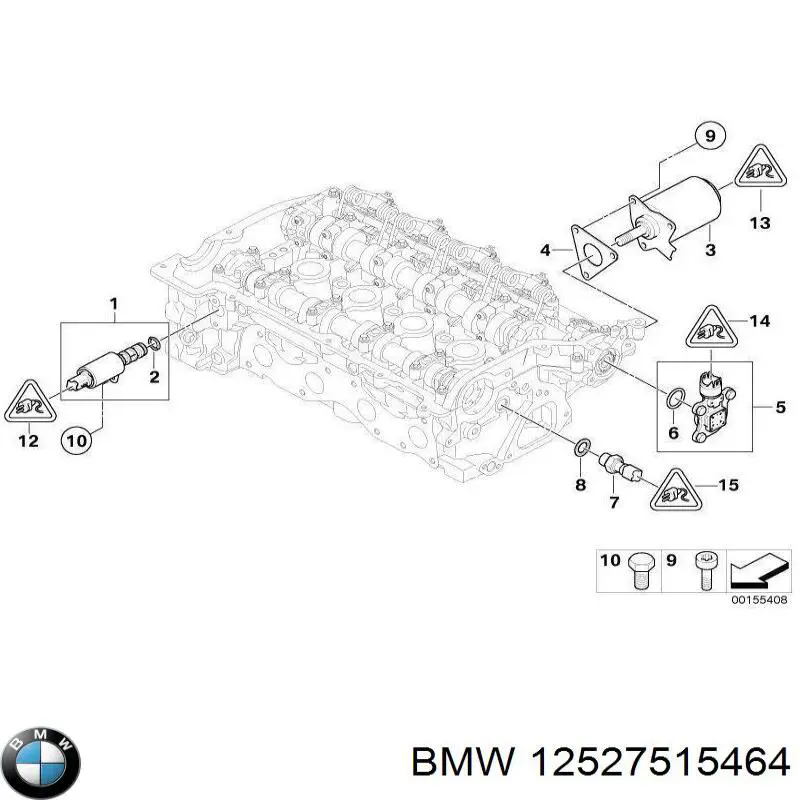 12527515464 BMW роз'єм (фішка датчика положення розподільника)