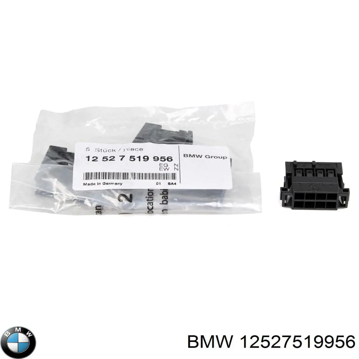 Роз'єм (фішка) заднього ліхтаря BMW 12527519956 ціна, від 36.62 USD