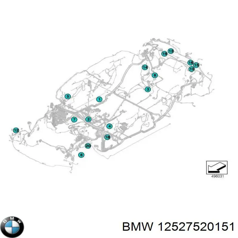 Купити 12527520151 BMW 