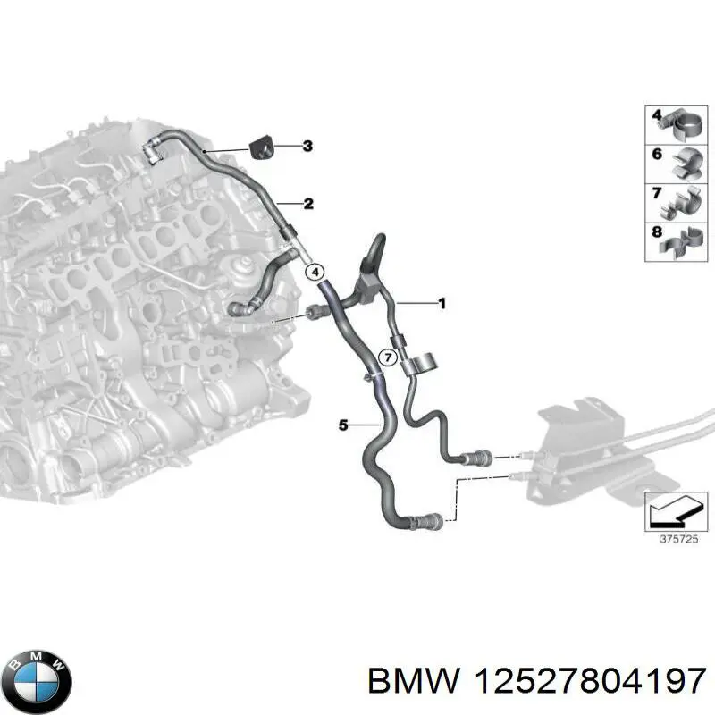  BMW 12527804197 ціна, від 15.15 USD