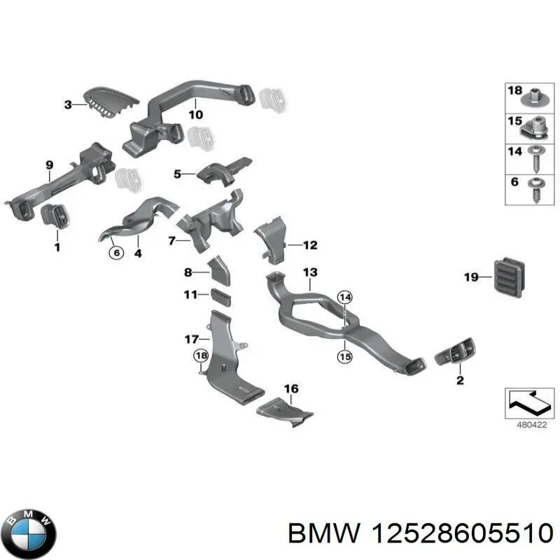 Купити 12528605510 BMW 