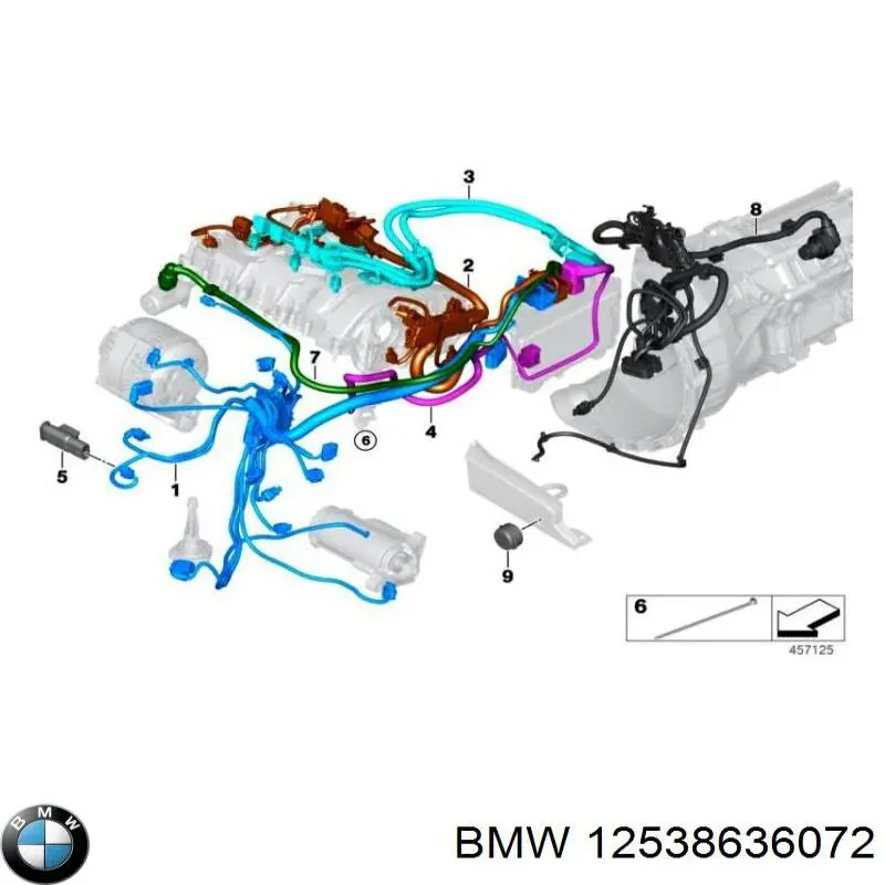 Купити 12538636072 BMW 