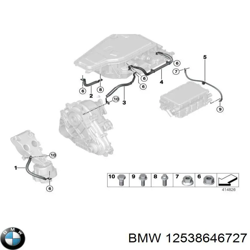 Купити 12538646727 BMW Джгут дротів АКПП