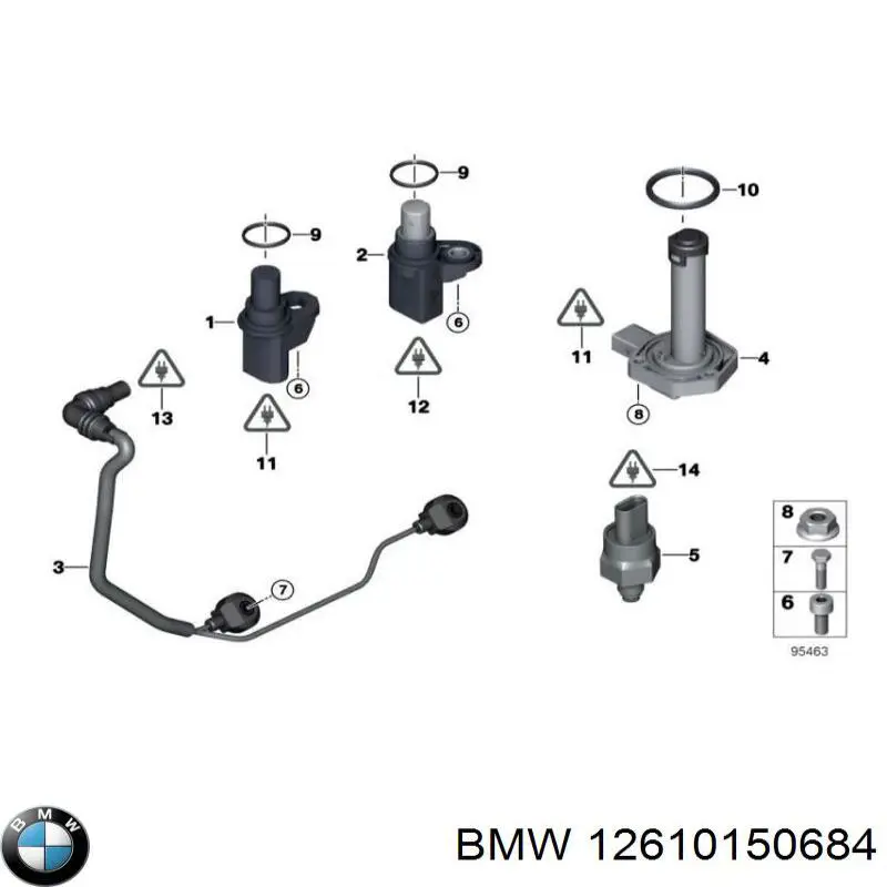 Манометри (показник тиску масла) BMW 12610150684 ціна, від 3.96 USD