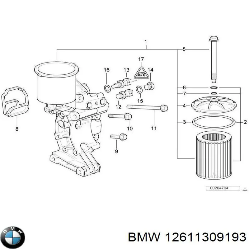 Купити 12611309193 BMW 