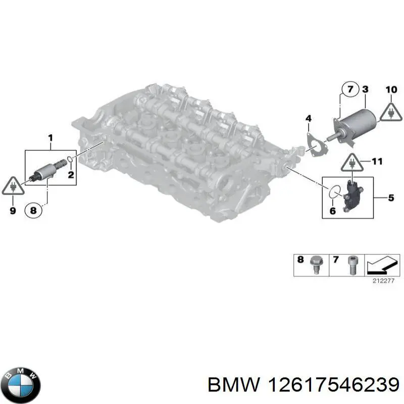 12617546239 BMW прокладка пробки піддону двигуна
