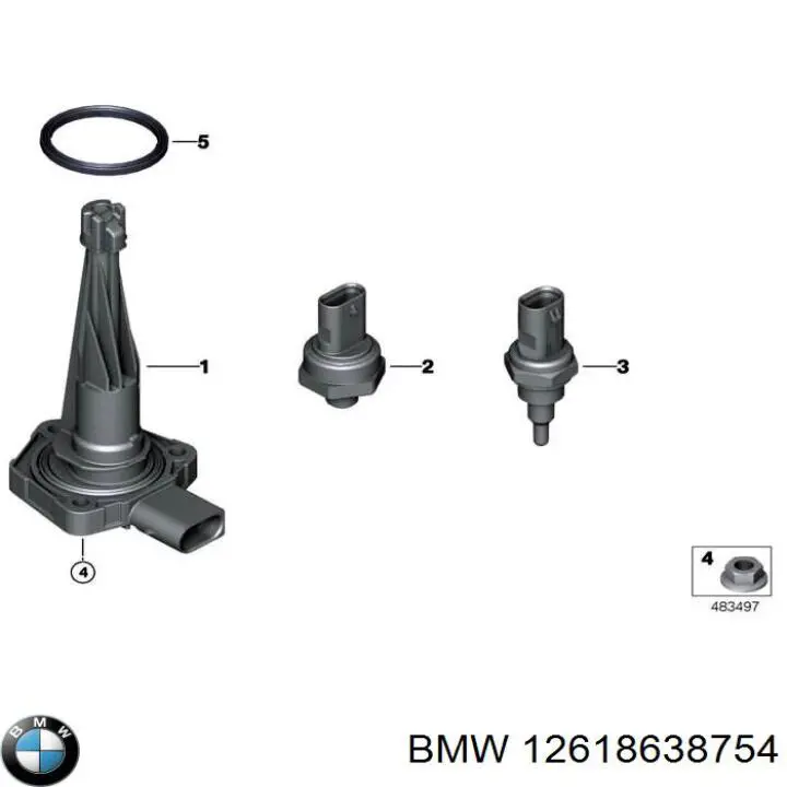 Датчик рівня масла 12618638754 BMW