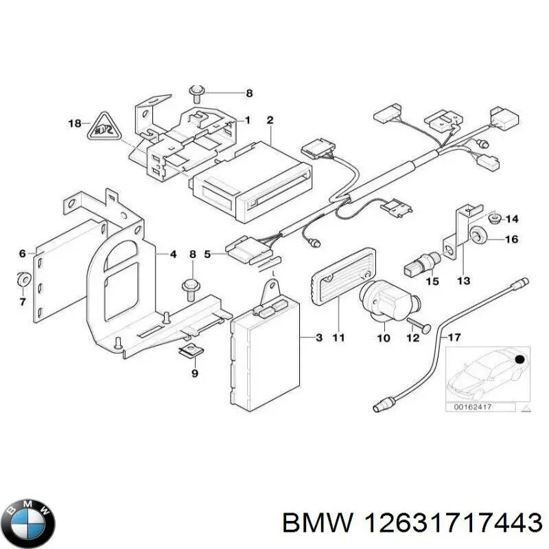  BMW 12631717443 ціна, від 20.90 USD