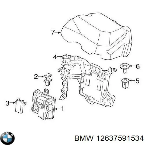 Купити 12637591534 BMW Блок реле