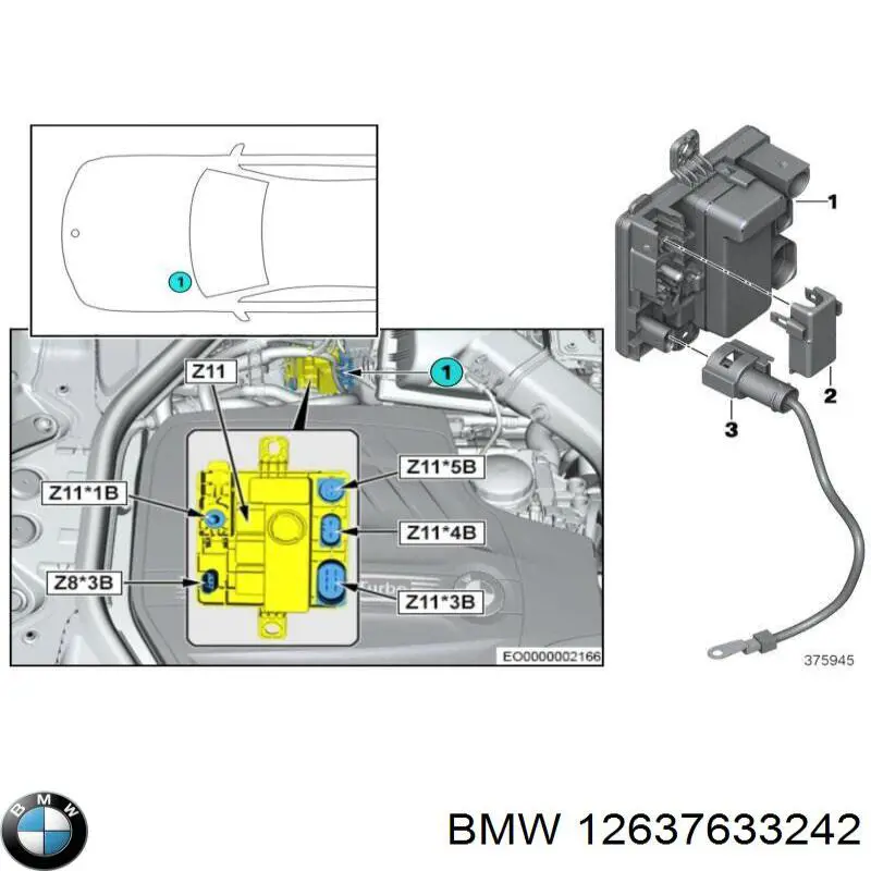 Блок управління бортової мережі BMW 7633242 ціна, від 18.79 USD
