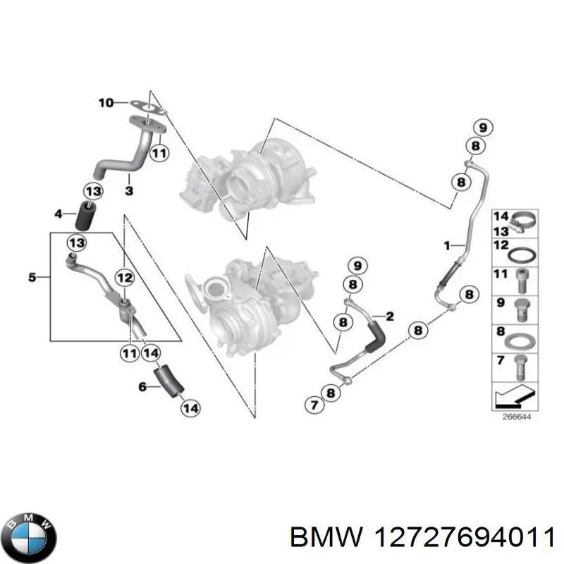 12727694011 BMW Прокладка кришки горловини, маслозаливної