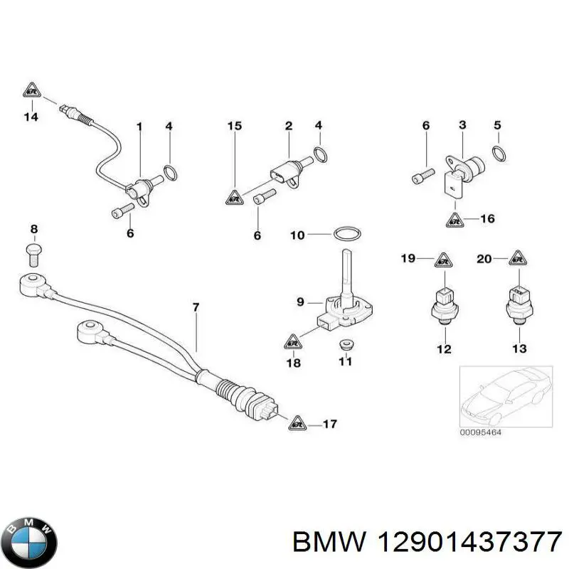 Купити 12901437377 BMW 