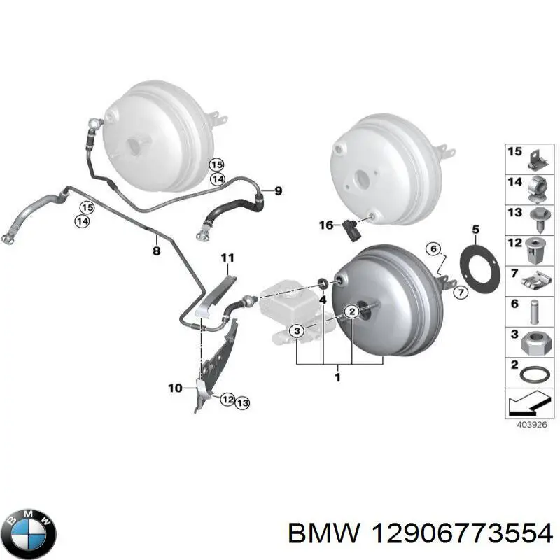Купити 12906773554 BMW 