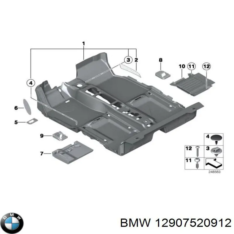 BMW 12907520912 ціна, від 7.11 USD