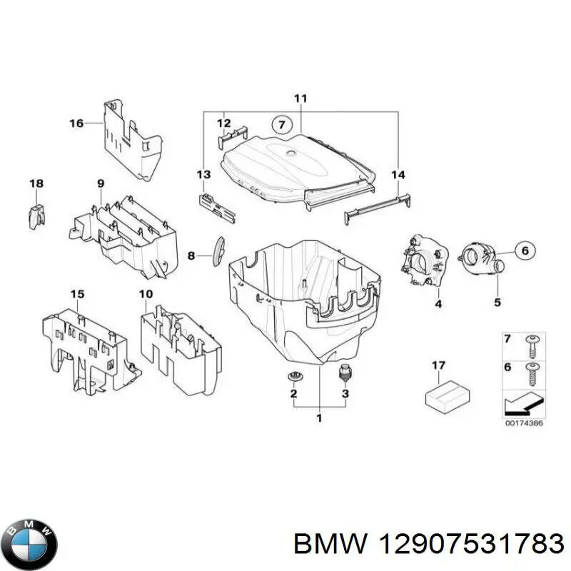  BMW 12907531783 ціна, від 12.67 USD