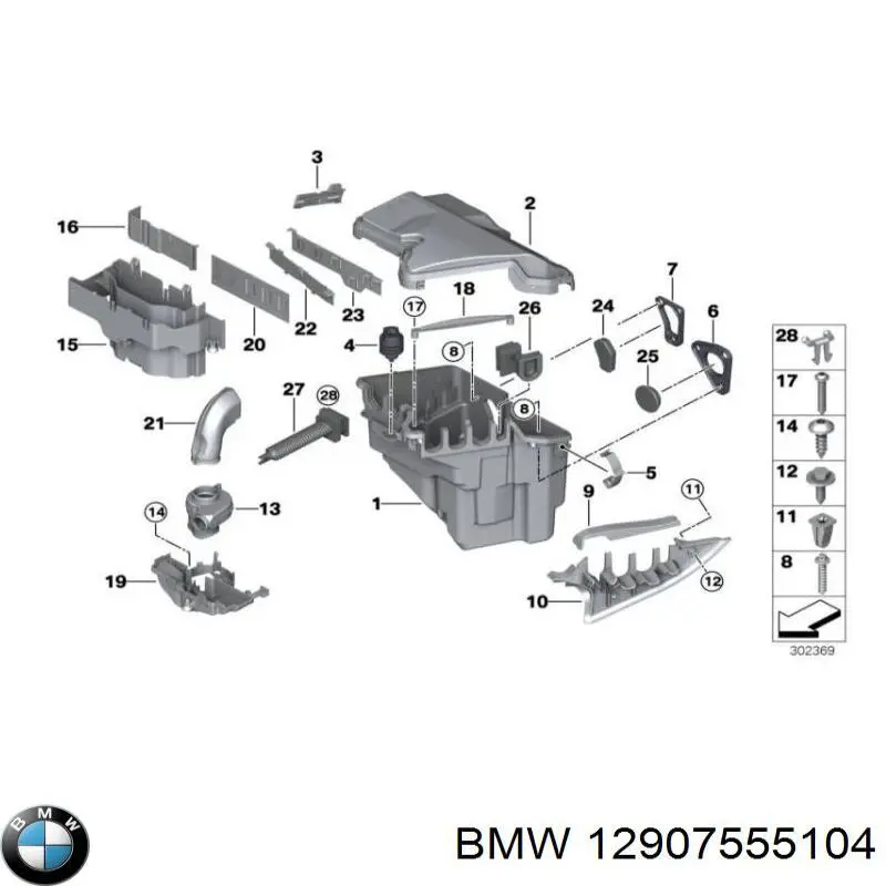  12907555104 BMW