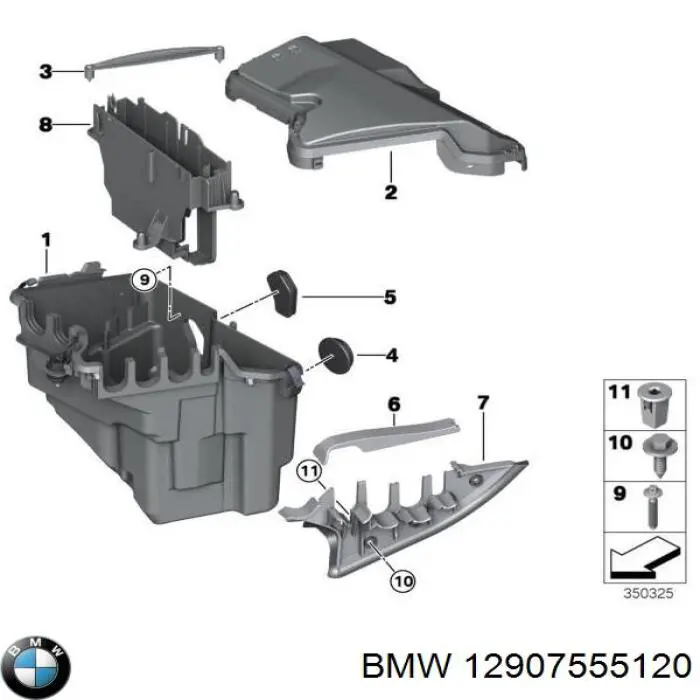  BMW 12907555120 ціна, від 12.50 USD
