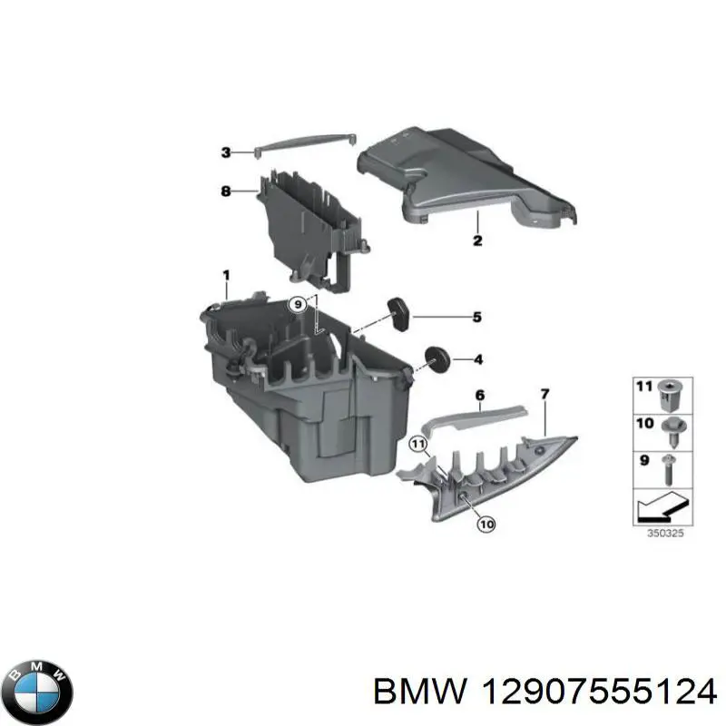  BMW 12907555124 ціна, від 20.27 USD