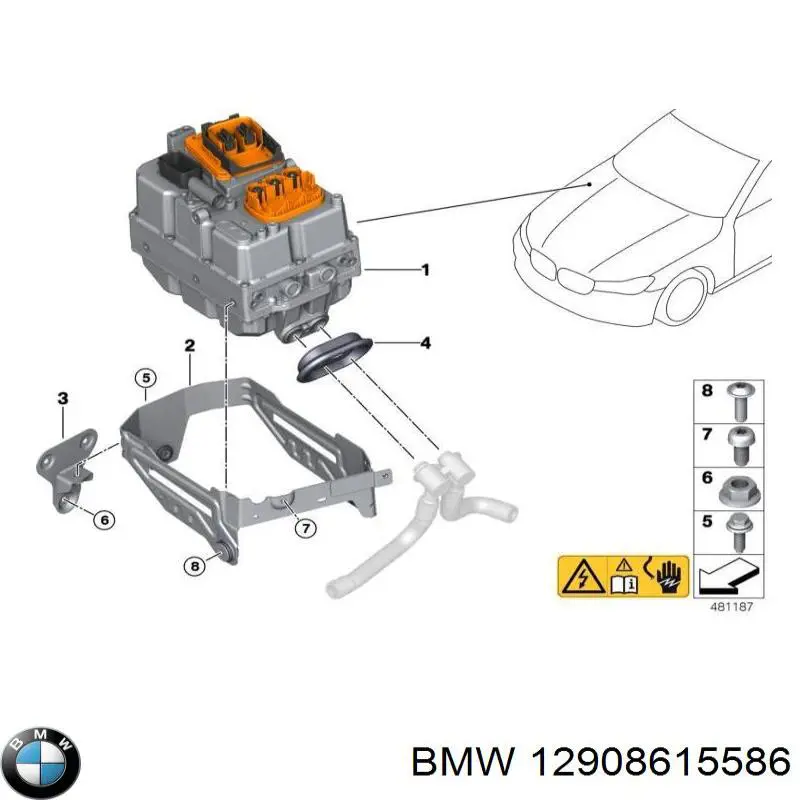 BMW 12908615586 ціна, від 3.80 USD