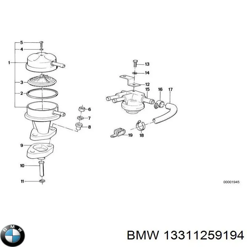  BMW 13311259194 ціна, від 128.22 USD