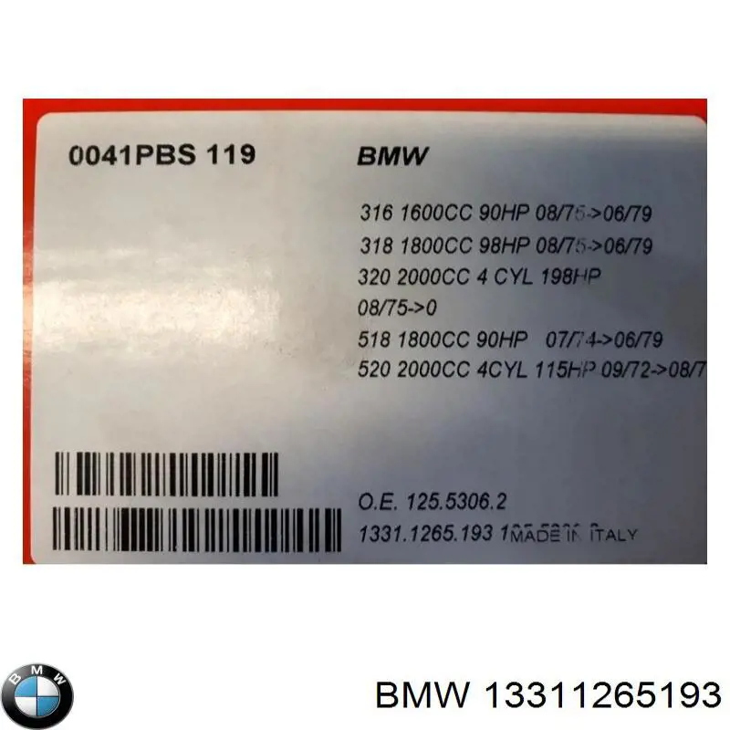 Купити 13311265193 BMW Паливний насос, механічний