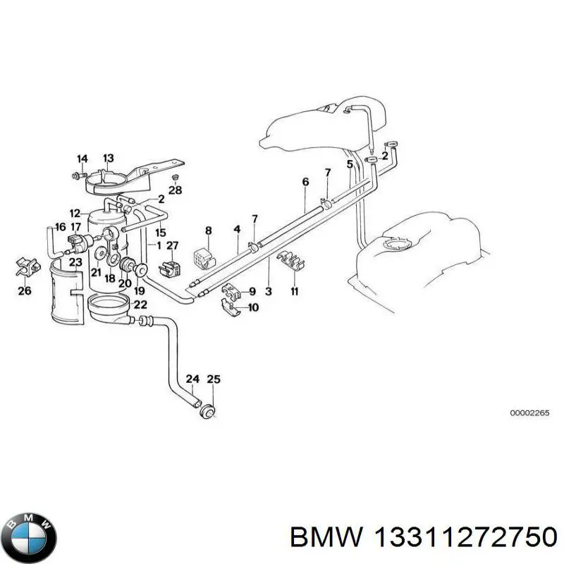  BMW 13311272750