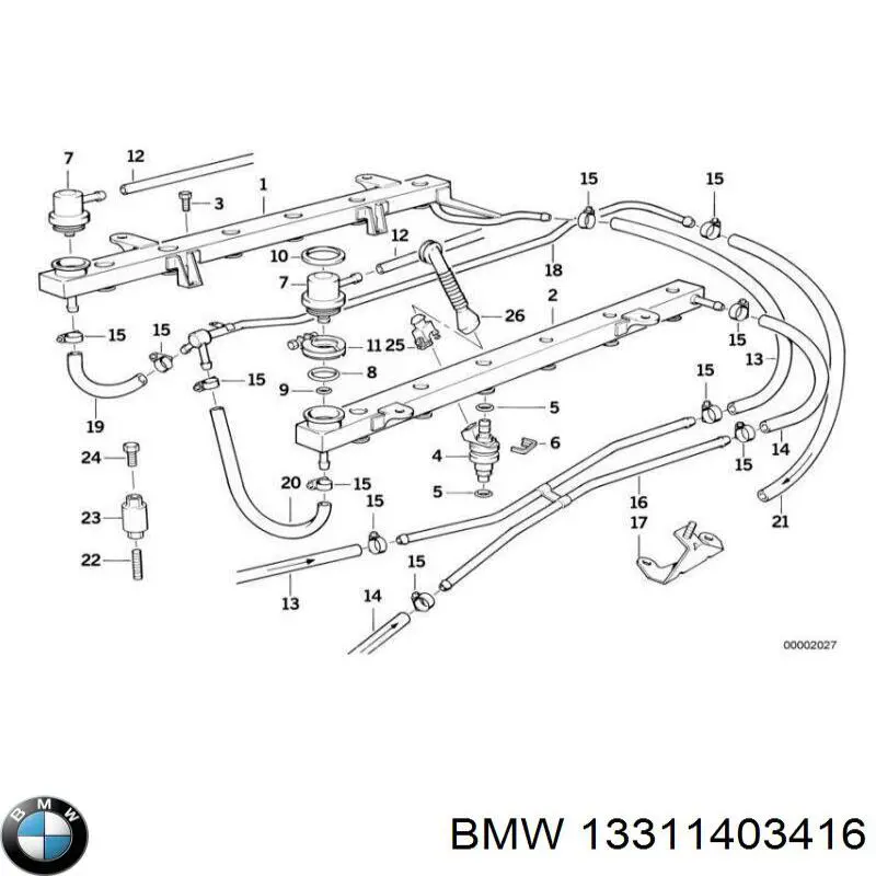  BMW 13311403416 ціна, від 19.85 USD