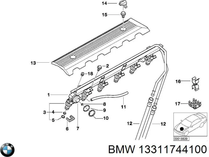  BMW 13311744100 ціна, від 19.00 USD