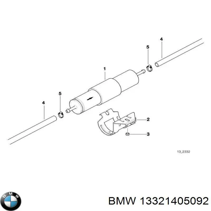 13321405092 BMW фільтр паливний