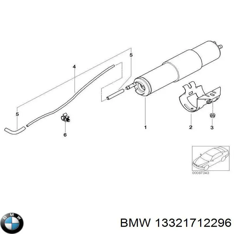13321712296 BMW фільтр паливний