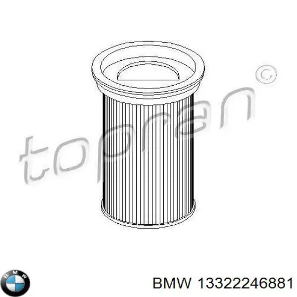 Паливний фільтр 13322246881 BMW