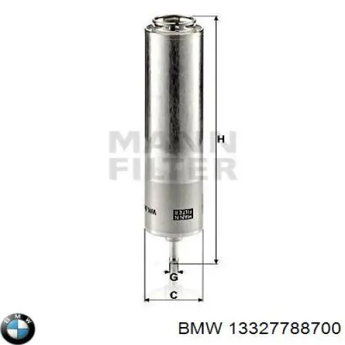 Купити 13327788700 BMW Фільтр-відстійник палива грубої очистки