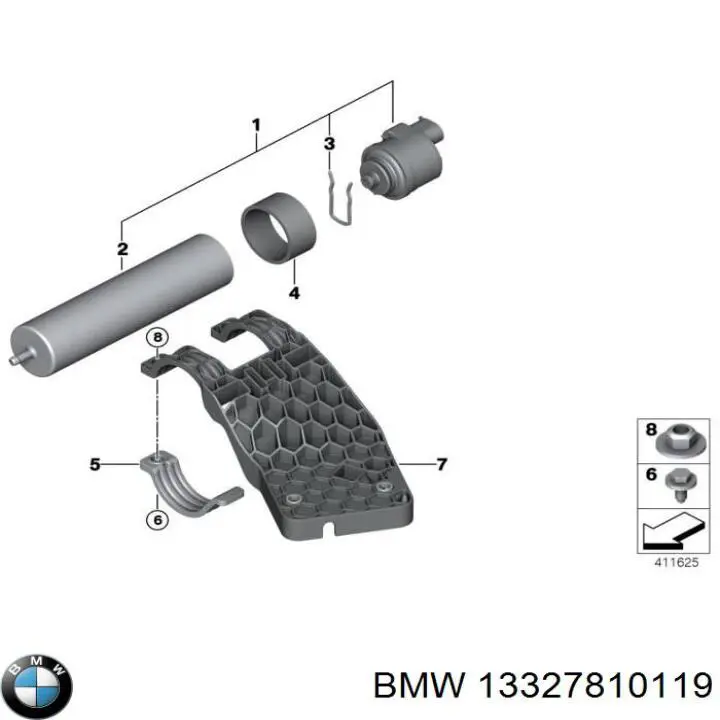 Підігрівач палива на BMW 1 (E81, E87)