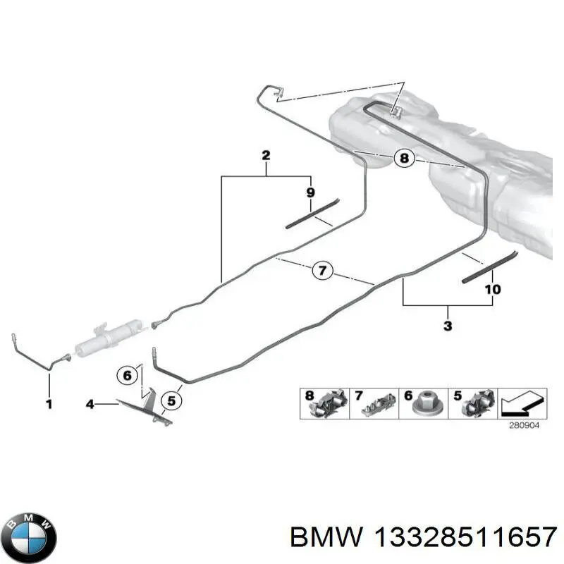 Купити 13328511657 BMW 