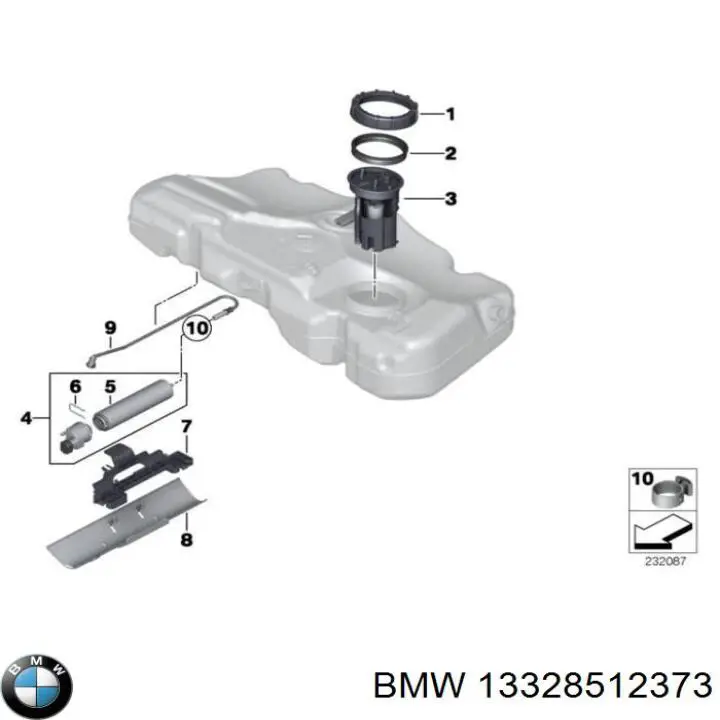 Купити 13328512373 BMW 