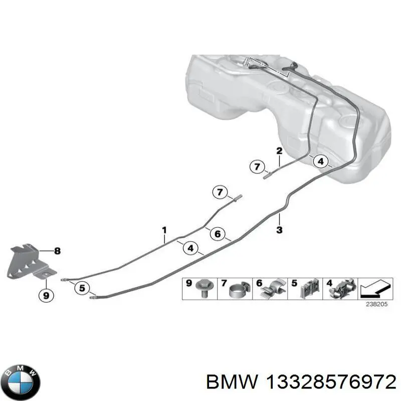 Фільтр тонкого очищення палива BMW 13328576972 ціна, від 28.75 USD
