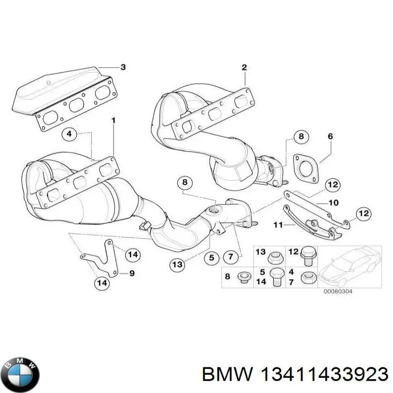  BMW 13411433923 ціна, від 18.87 USD