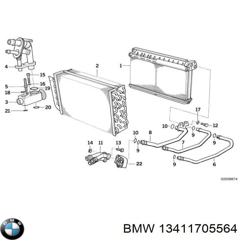 BMW 13411705564