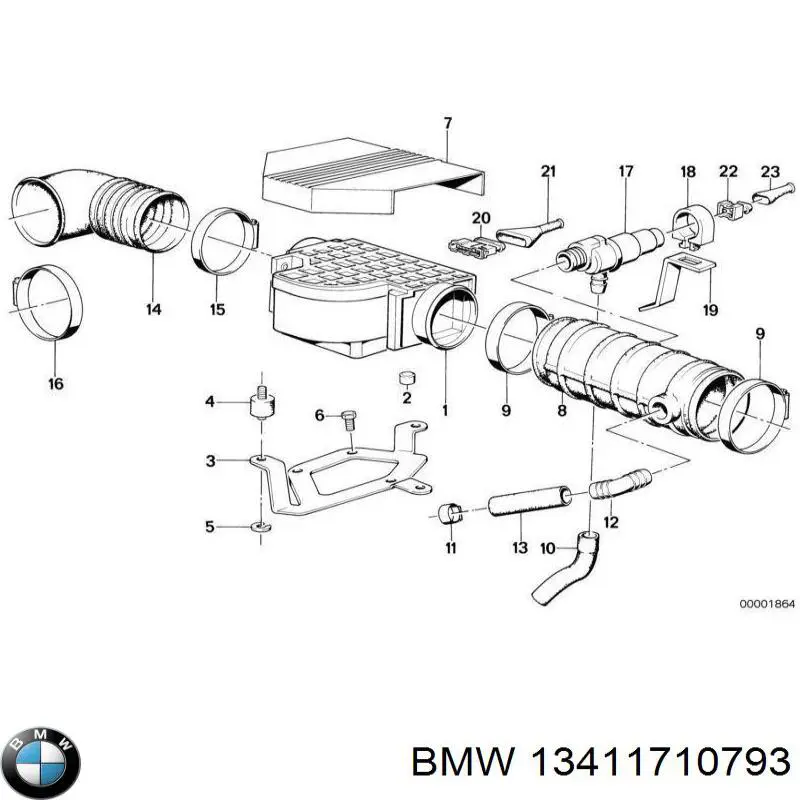 Помпа охолодження BMW 13411710793 ціна, від 22.10 USD