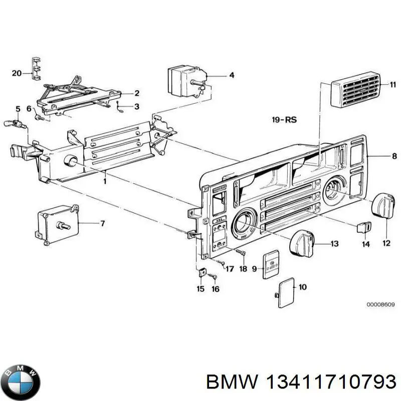 Купити 13411710793 BMW Насос охолоджуючої рідини