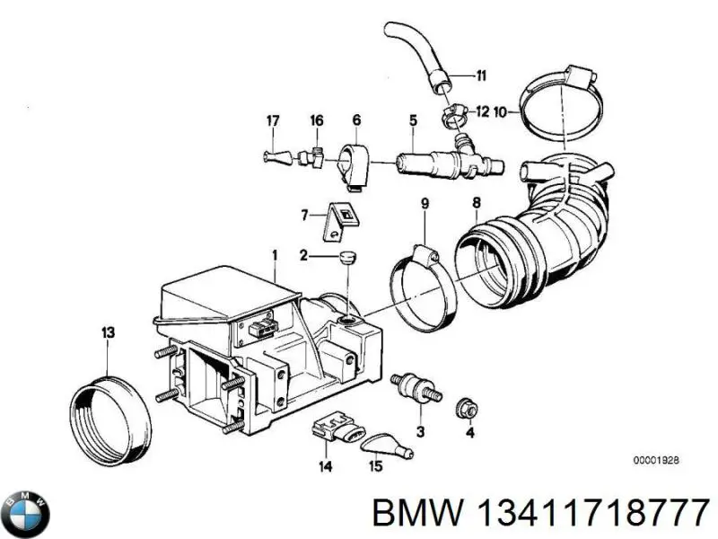  BMW 13411718777 ціна, від 28.51 USD