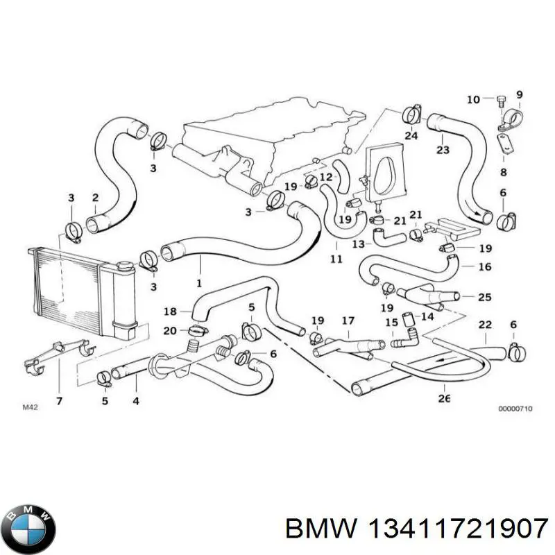 Купити 13411721907 BMW 